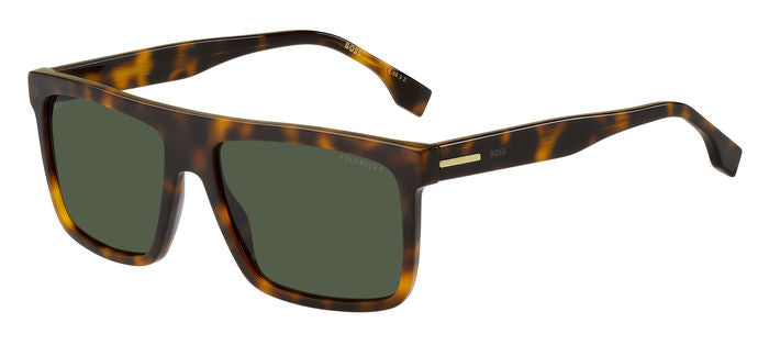 Hugo Boss Flat Top Rectangular Sunglasses