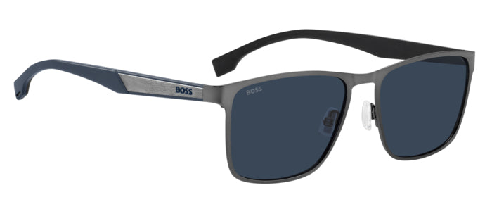 BOSS Rectangular Metal Sunglasses