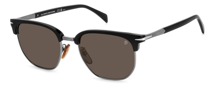 Eyewear by David Beckham Classic Clubmaster Style Sunglasses
