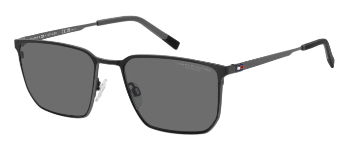 Tommy Hilfiger Geometric Square Metal Sunglasses