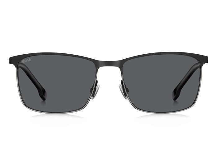 BOSS Ultra-Light Metal Rectangular Sunglasses