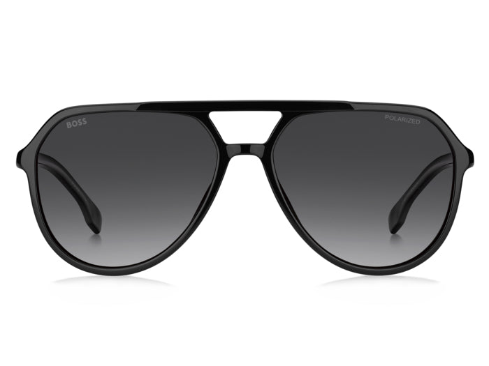 BOSS Modern Aviator Style Sunglasses