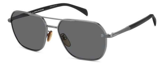 David Beckham Eyewear Square Metal Sunglasses