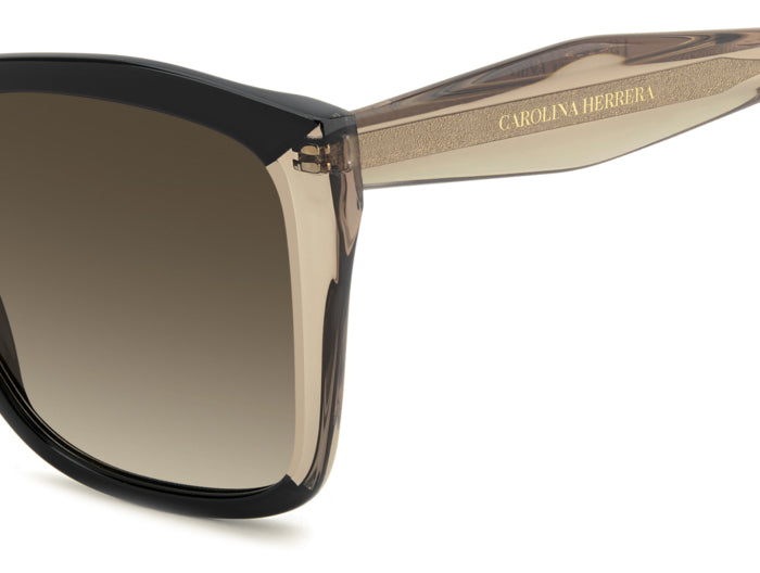 Carolina Herrera Over-Sized Square Geometrical Sunglasses