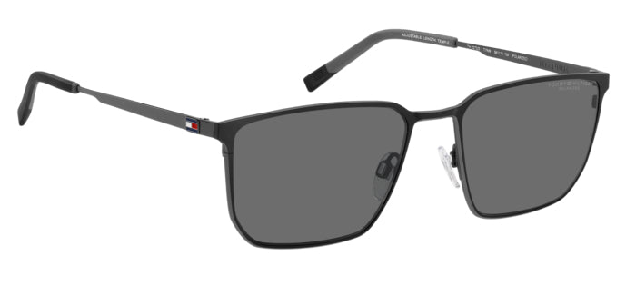 Tommy Hilfiger Geometric Square Metal Sunglasses