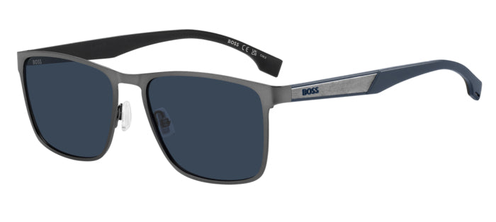 BOSS Rectangular Metal Sunglasses