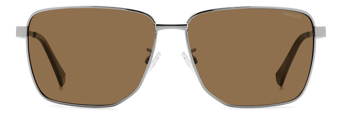 Polaroid Rectangular Metal Sunglasses