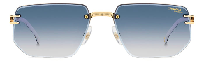 Carrera Half-Rim Rectangular Sunglasses