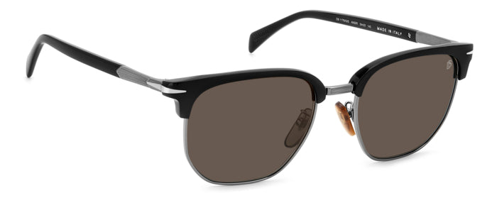 Eyewear by David Beckham Classic Clubmaster Style Sunglasses