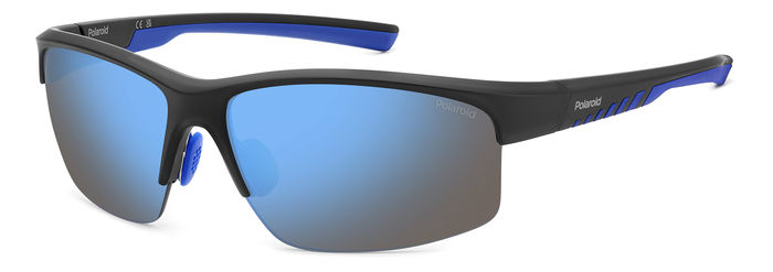 Polaroid Half-Rim Sports Sunglasses