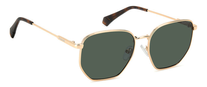 Polaroid Geometric Metal Sunglasses