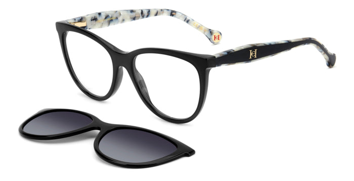 Carolina Herrera Ladies Optical Frame with Clip-On Sunglasses