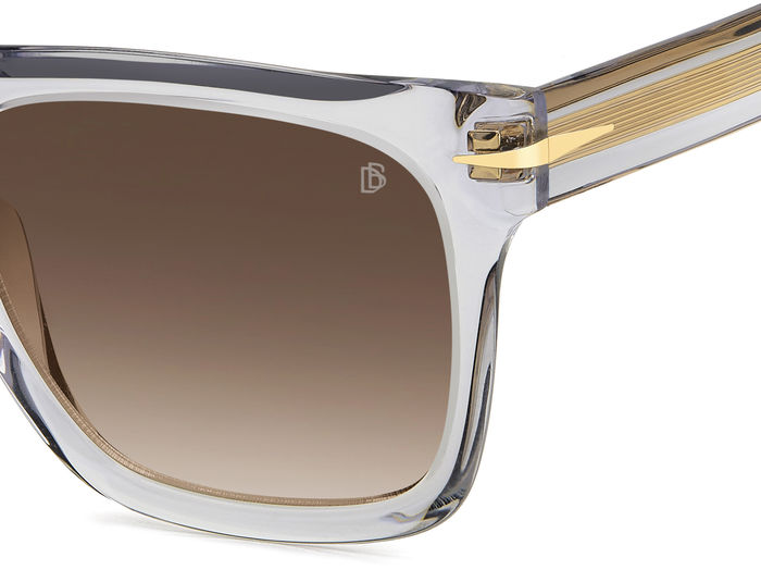 David Beckham Eyewear Square Flat Sunglasses