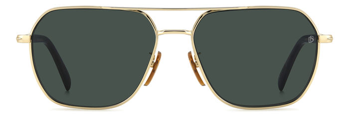 David Beckham Eyewear Square Metal Sunglasses