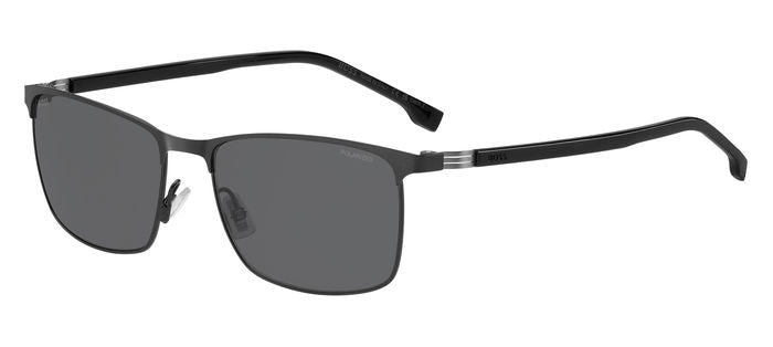 BOSS Ultra-Light Metal Rectangular Sunglasses