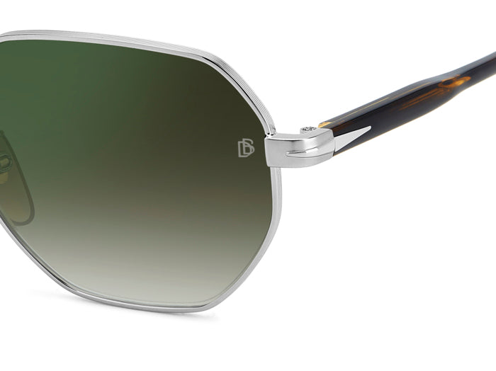 David Beckham Eyewear Geometric Metal Sunglasses