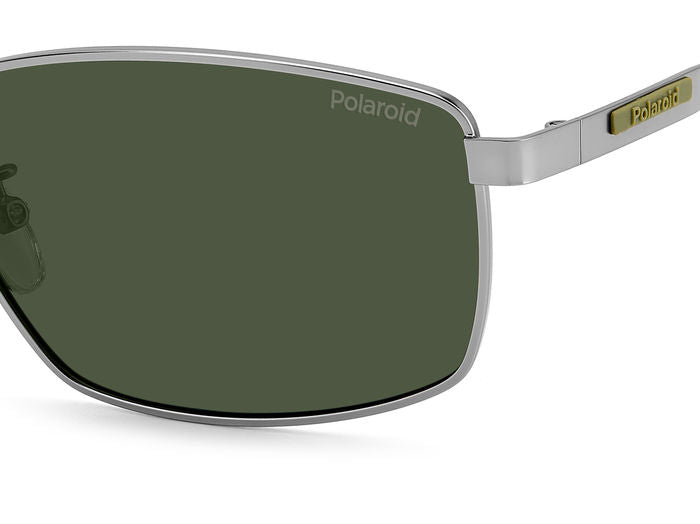 Polaroid Metal Rectangular Sunglasses