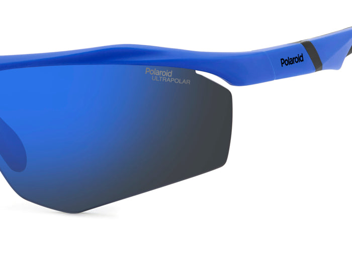 Polaroid High Contrast Wraparound Sports Sunglasses