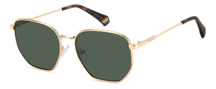 Polaroid Geometric Metal Sunglasses