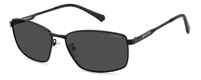 Polaroid Metal Rectangular Sunglasses