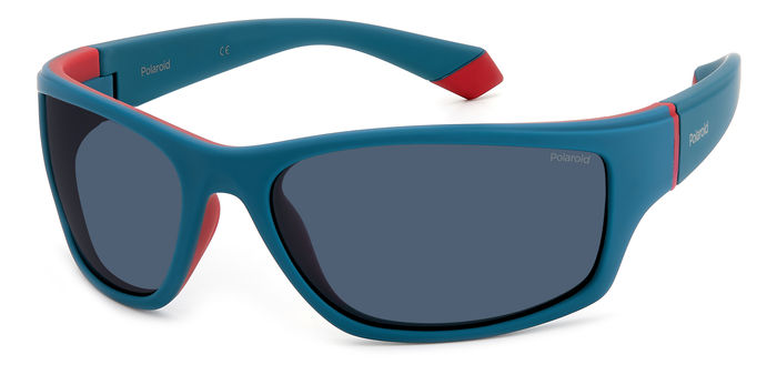 Polaroid Rubberised Wraparound Sports Sunglasses