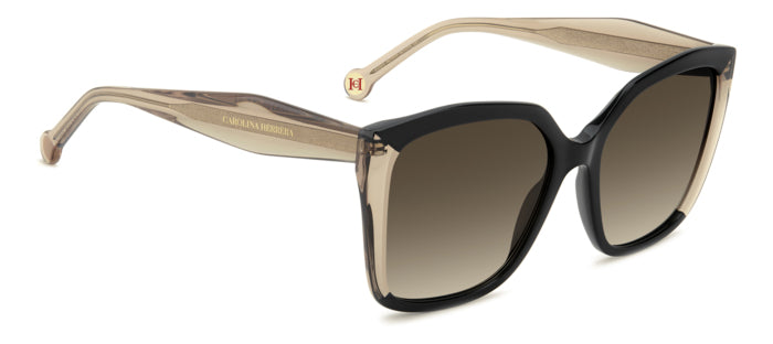 Carolina Herrera Over-Sized Square Geometrical Sunglasses