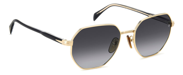 David Beckham Eyewear Geometric Metal Sunglasses
