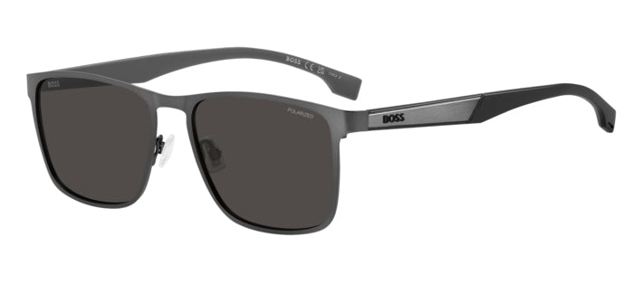 BOSS Rectangular Metal Sunglasses