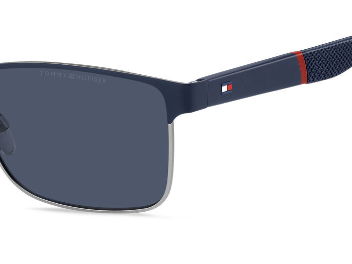 Tommy Hilfiger Rectangular Metal Sunglasses