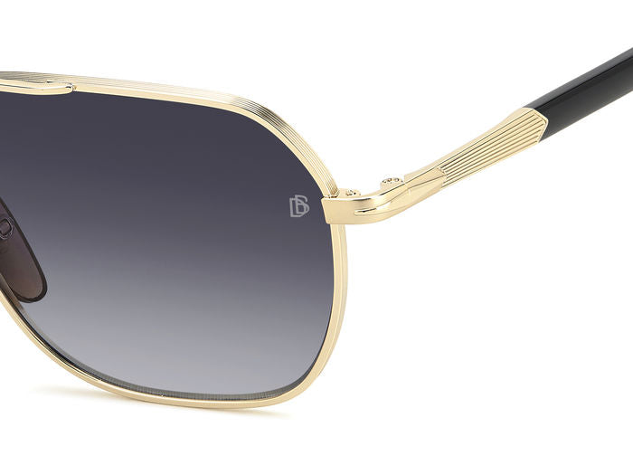David Beckham Eyewear Square Metal Sunglasses