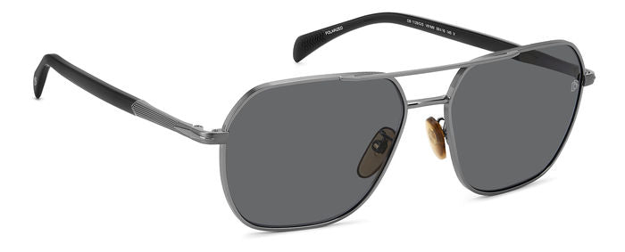 David Beckham Eyewear Square Metal Sunglasses
