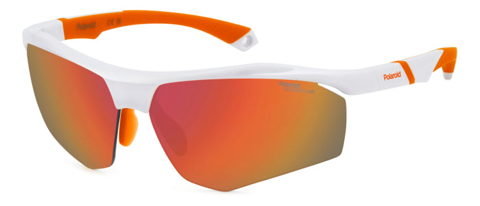 Polaroid High Contrast Wraparound Sports Sunglasses