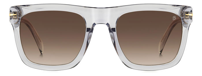 David Beckham Eyewear Square Flat Sunglasses