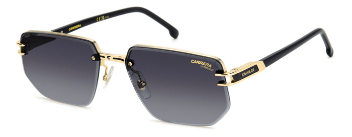 Carrera Half-Rim Rectangular Sunglasses