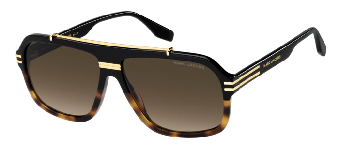 Marc Jacobs Rectangular Flat-Top Sunglasses