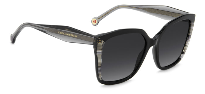 Carolina Herrera Over-Sized Square Geometrical Sunglasses