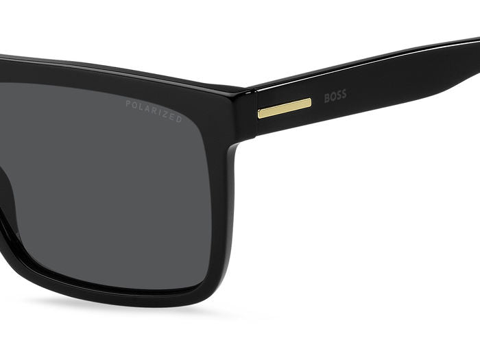 Hugo Boss Flat Top Rectangular Sunglasses