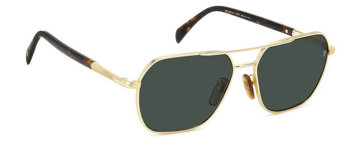 David Beckham Eyewear Square Metal Sunglasses