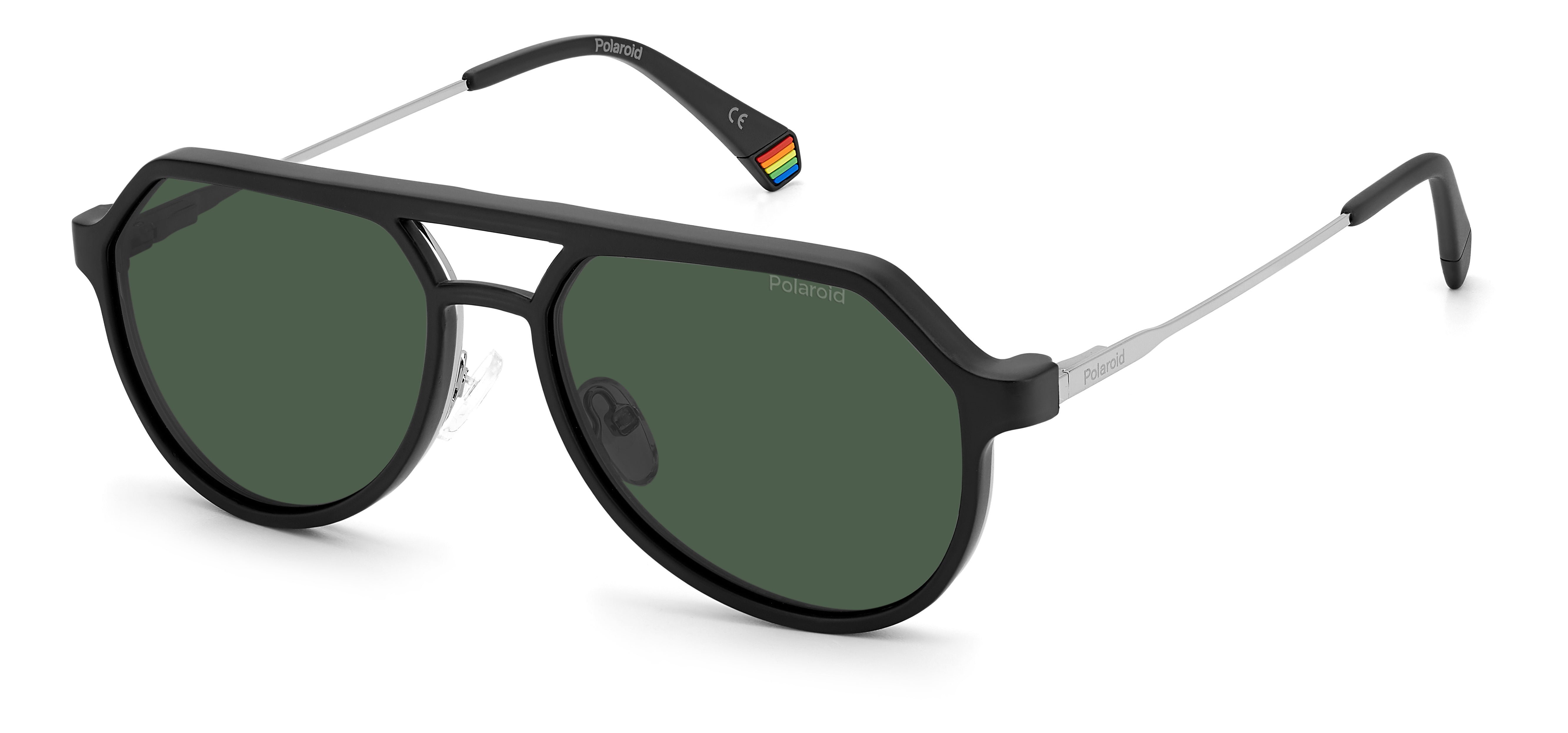 Polaroid Aviator Style Opticals & Clip-On Sunglasses