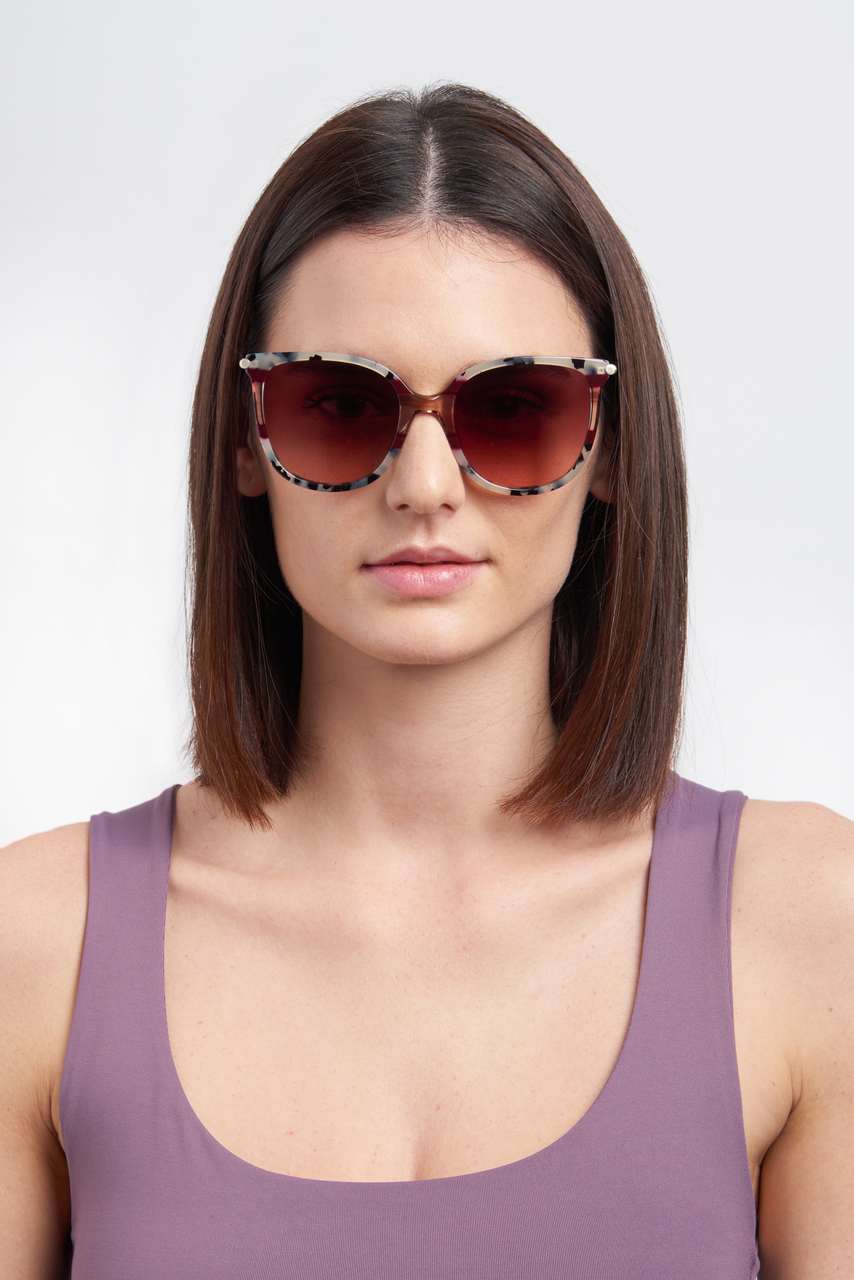 Carolina Herrera Round Sunglasses