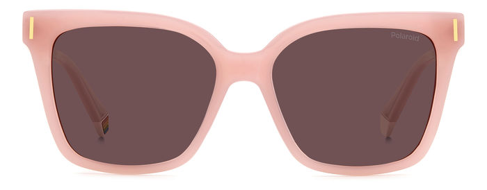 Polaroid Ladies Rectangular Sunglasses