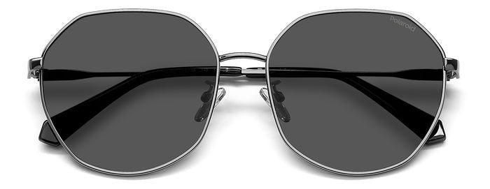 Polaroid Over-Sized Geometric Sunglasses