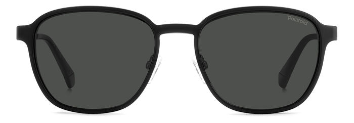 Polaroid Square Opthalmic Frame & Clip-On Sunglasses
