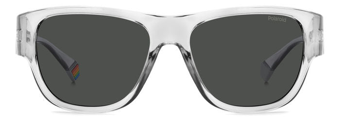 Polaroid Rectangular Wrap Sunglasses