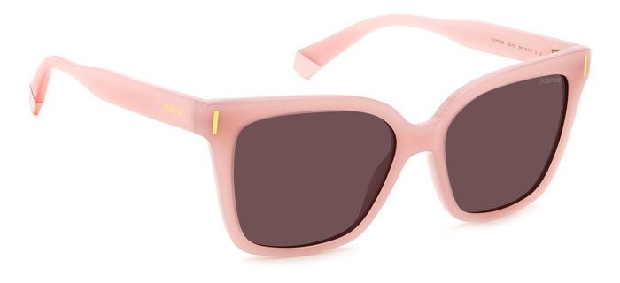 Polaroid Ladies Rectangular Sunglasses