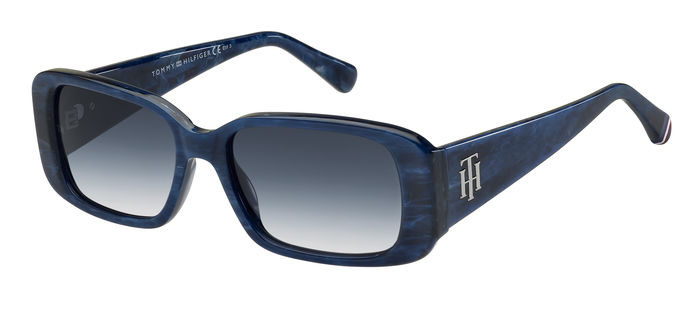 Tommy Hilfiger Rectangular Ladies Sunglasses