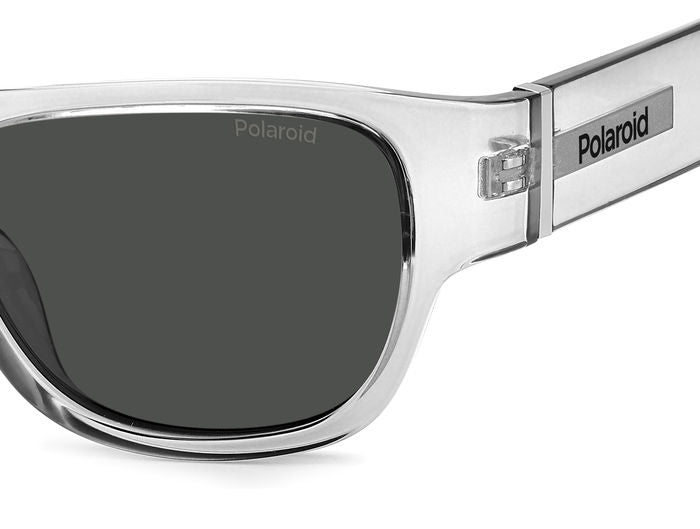 Polaroid Rectangular Wrap Sunglasses