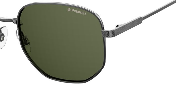 Polaroid Metal Square Sunglasses